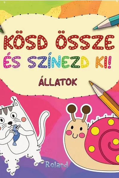 Kösd össze és színezd ki! Állatok