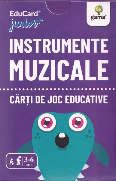 Carti de joc educative - Instrumente muzicale