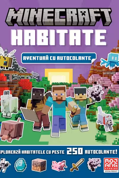 Minecraft - Habitate: Aventura cu Autocolante