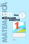 Matematica cl.1. Teste de evaluare sumativa. Prut