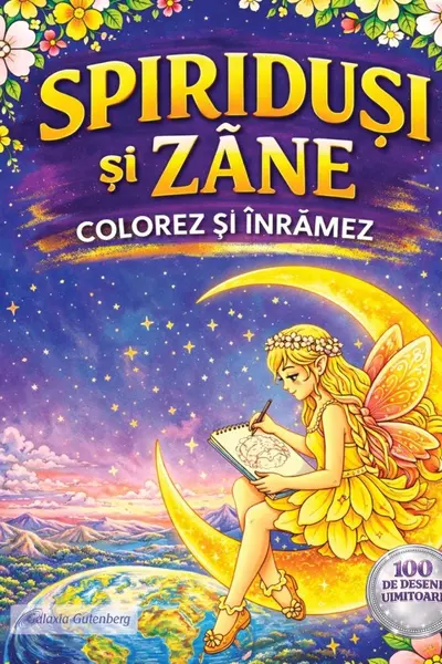 Spiridusi si zane - Colorez si inramez
