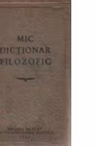 Mic dictionar filozofic