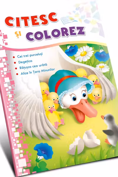 Citesc si colorez - Ratusca cea urata
