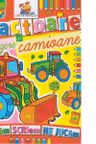 Tractoare buldozere si camioane. Carte de colorat