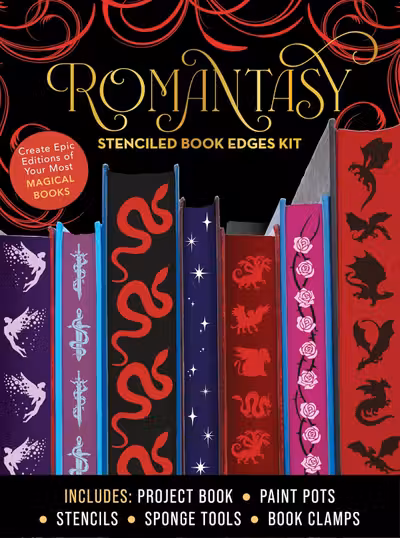 Romantasy - Stenciled Book Edges Kit
