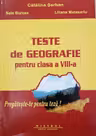 Teste de geografie Clasa a 8-a