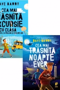 Pachet Trasnit (2 carti): 1. Cea mai trasnita excursie cu clasa din ultimul catralion si ceva de ani, 2. Cea mai trasnita noapte ever