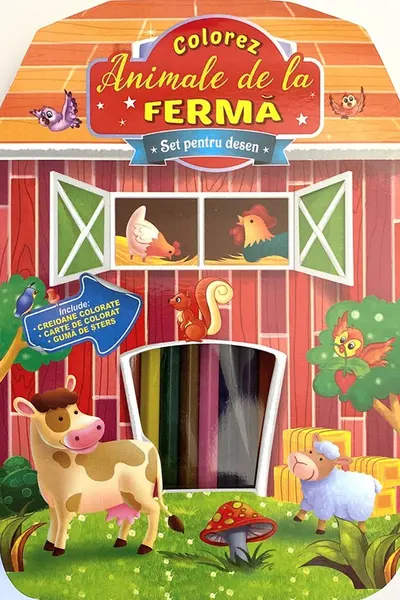 Colorez animale de la ferma - set