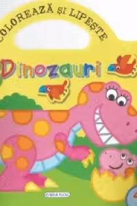 Coloreaza si lipeste - Dinozauri 4