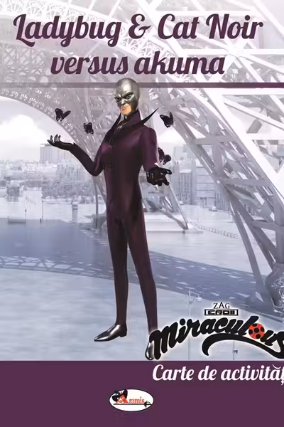 Ladybug and Cat Noir versus Akuma. Carte de activități