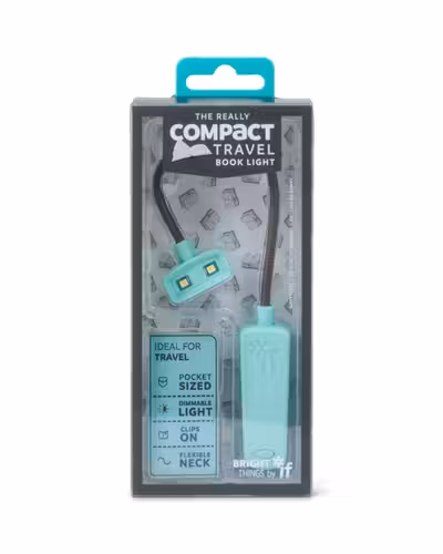 The Really Compact Travel Book Light Mint