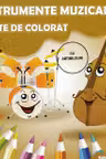 Instrumente muzicale. Carte de colorat