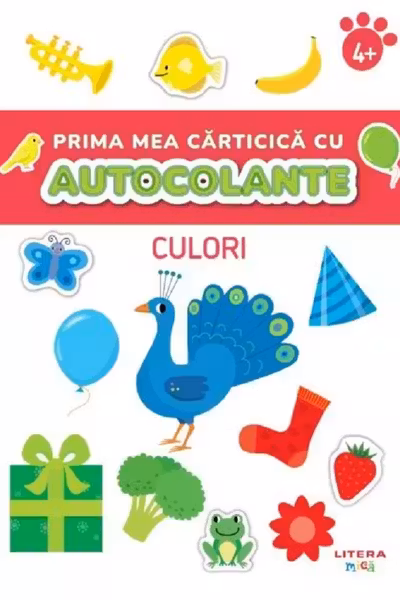 PRIMA MEA CARTICICA CU AUTOCOLANTE. CULORI