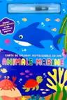 Animale marine - Carte de colorat reutilizabila cu apa