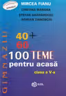 100 Teme Pentru Acasă Clasă A V-A