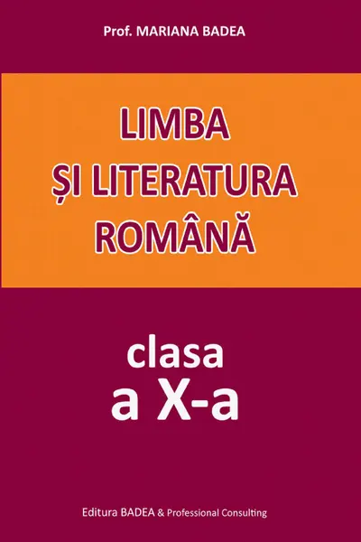 Limba și literatura română - Clasa 10