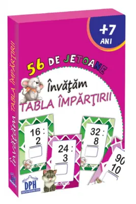 56 de Jetoane. Invatam Tabla impartirii