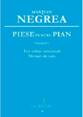 Piese pentru pian. Trei schite romanesti, Menuet de vara, volumul 5