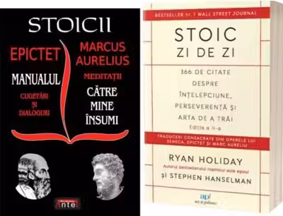 Pachet Stoicii si Stoic zi de zi. Cugetari, dialoguri si citate