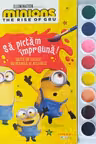 MINIONS. SA PICTAM IMPREUNA! Carte de pictat cu pensula si acuarele. format mic