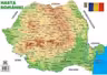 Plansa Harta Romaniei (dimensiune 50 x 70 cm)