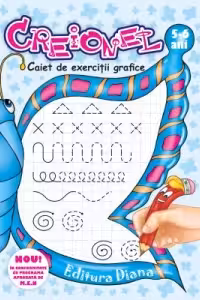 Creionel. Caiet de exercitii grafice 5-6 ani 2017