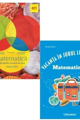 Pachet 2 caiete pentru vacanta de vara, clasa a 6-a: Matematica - Marius Perianu, Daniela Stoica