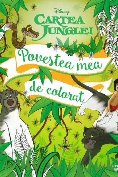 Disney. Cartea Junglei. Povestea mea de colorat