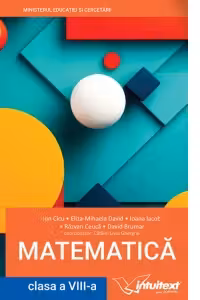 Matematica. Manual pentru clasa a VIII