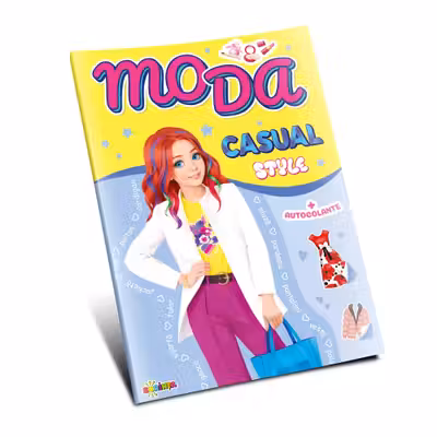 Moda. Casual style + autocolante
