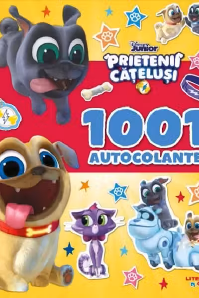 DISNEY JUNIOR. PRIETENII CATELUSI. 1001 de autocolante