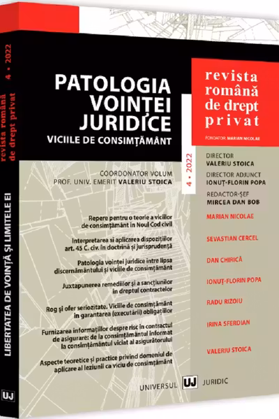 Revista Română de Drept Privat Nr.4 din 2022