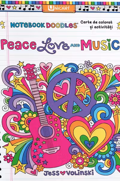 Peace, Love and Music. Carte de colorat si activitati