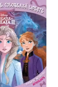 DISNEY. REGATUL DE GHEATA II. Citeste, coloreaza, lipeste