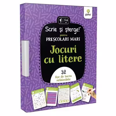 Jocuri cu litere • pentru prescolari mari