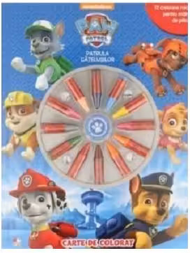 PAW PATROL. Carte de colorat