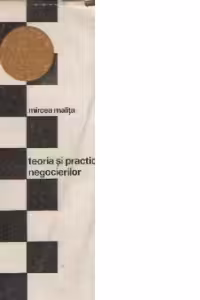 Teoria si practica negocierilor