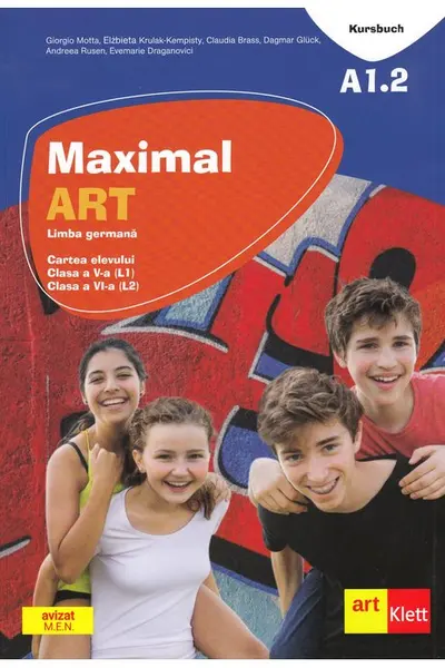 Maximal ART A1.2 - Limba germană - Clasa 5 L1, Clasa 6 L2 - Cartea elevului + CD + DVD