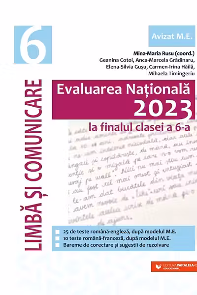 Evaluare Națională 2023. Limba și comunicare - Clasa 6