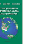 Constructii din beton cu impact redus asupra mediului si sanatatii