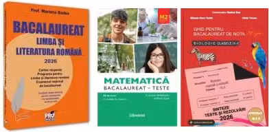 Pachet Bacalaureat 2026. Limba si literatura romana, Matematica M2 Profil Stiinte ale naturii si Biologie clasele 9-10 - Mariana Badea, Claudia Temneanu, Stelica Ene