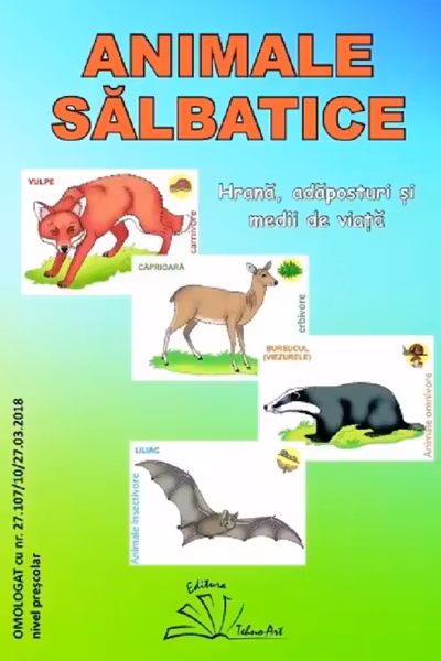 Animale sălbatice. Set jetoane
