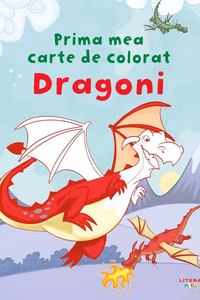 Prima mea carte de colorat - Dragoni