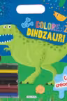 Coloreaza Dinozauri creioane