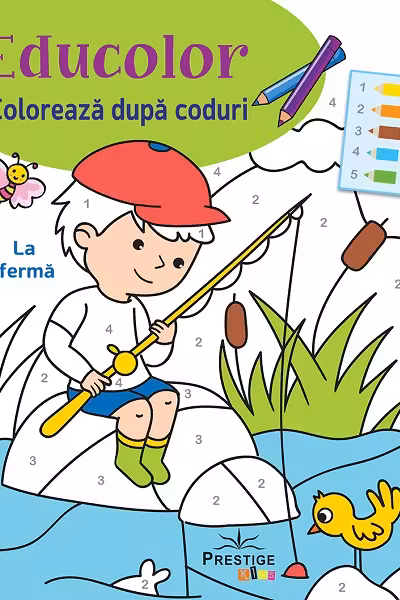 Coloreaza dupa coduri: La ferma