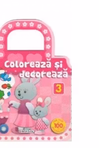 Coloreaza si decoreaza - numarul 3