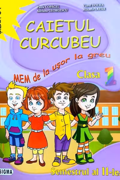 Caietul Curcubeu MEM - Clasa 1 Sem.2