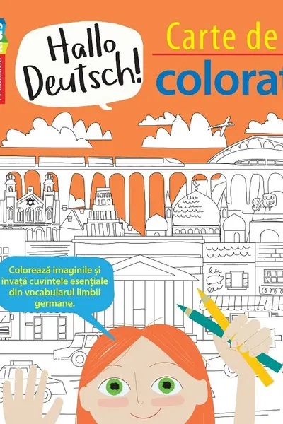 Hallo Deutsch! Carte de colorat
