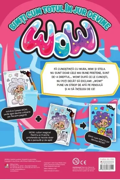 WOW! Culori magice. Pictam cu apa. Cele mai bune prietene