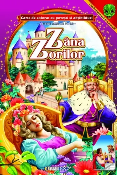 Zâna Zorilor. Carte de colorat cu povești și abțibilduri